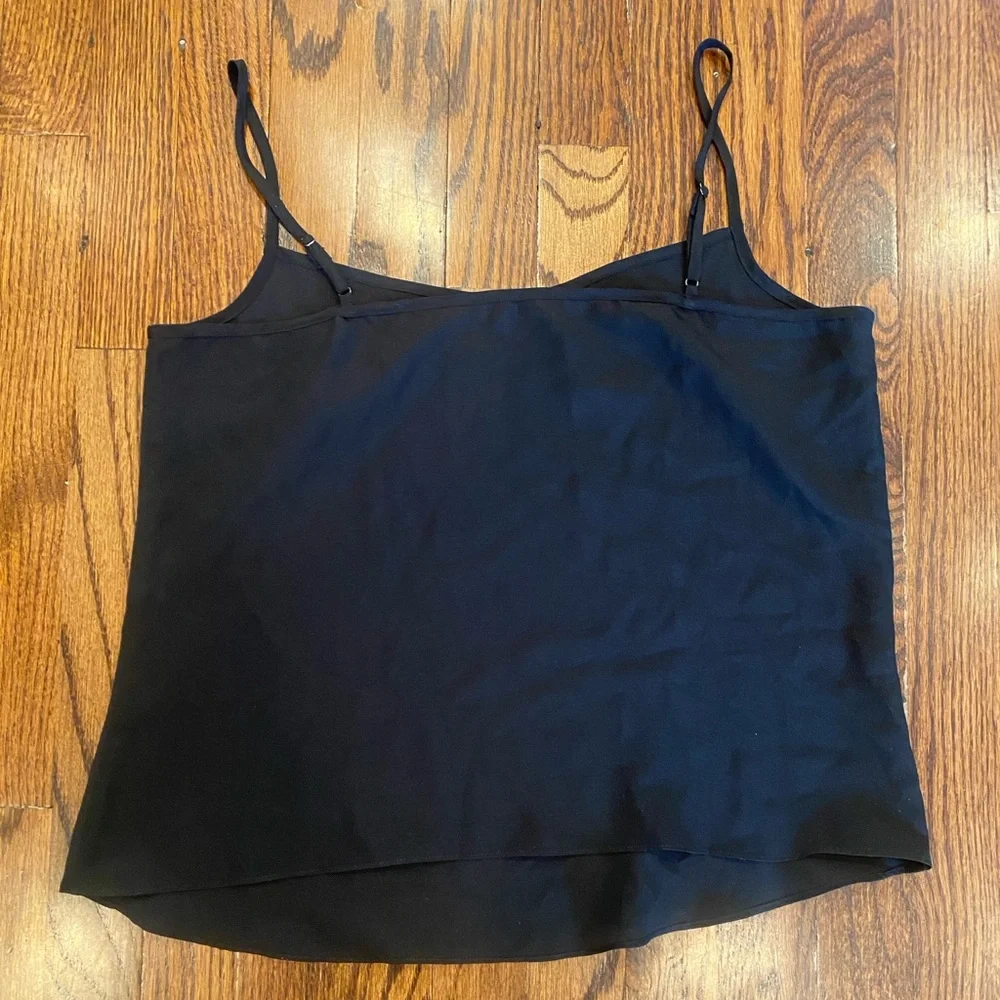 J Crew Black‎ Swiss dot Top Size Small